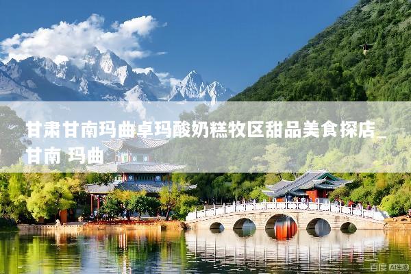 甘肃甘南玛曲卓玛酸奶糕牧区甜品美食探店_甘南 玛曲
