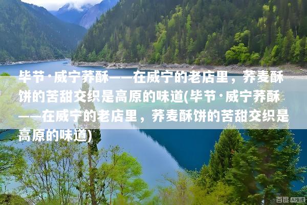 毕节·威宁荞酥——在威宁的老店里，荞麦酥饼的苦甜交织是高原的味道(毕节·威宁荞酥——在威宁的老店里，荞麦酥饼的苦甜交织是高原的味道)