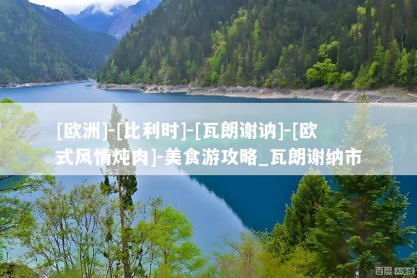 [欧洲]-[比利时]-[瓦朗谢讷]-[欧式风情炖肉]-美食游攻略_瓦朗谢纳市