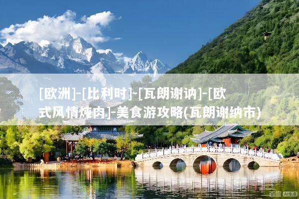 [欧洲]-[比利时]-[瓦朗谢讷]-[欧式风情炖肉]-美食游攻略(瓦朗谢纳市)