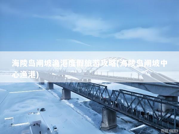 海陵岛闸坡渔港度假旅游攻略(海陵岛闸坡中心渔港)